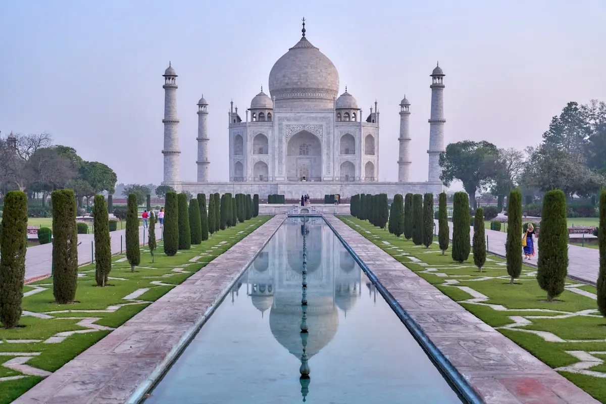 Taj Mahal Sunset